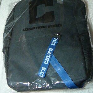 Indianapolis Colts STM Season Ticket Holder Dark Gray Backpack w/Keychain